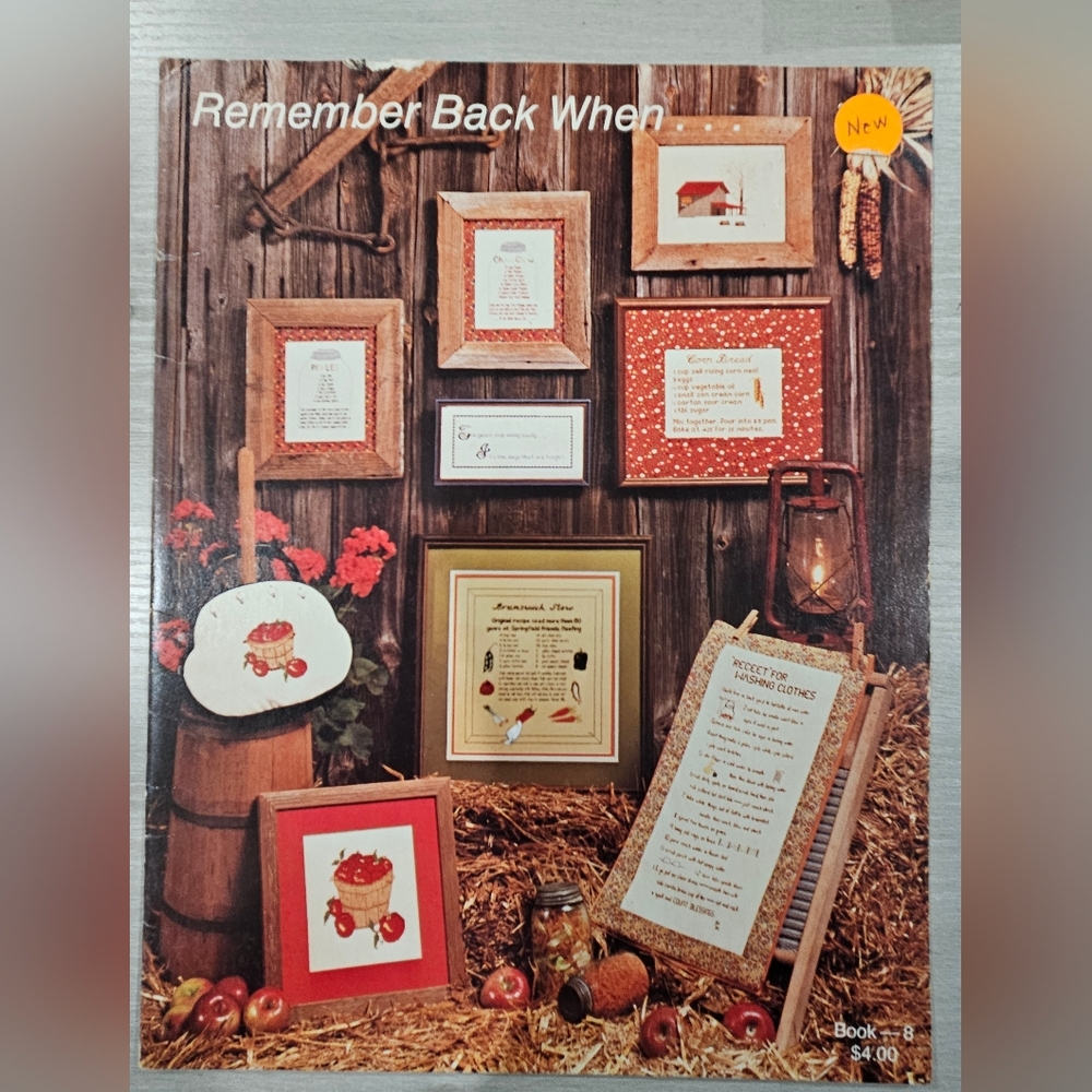 Needles N Crafts 1981 Remember Back When Counted Cross Stitch Charted Designs